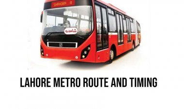 Route Map And Timing of Lahore Metrobus 2022