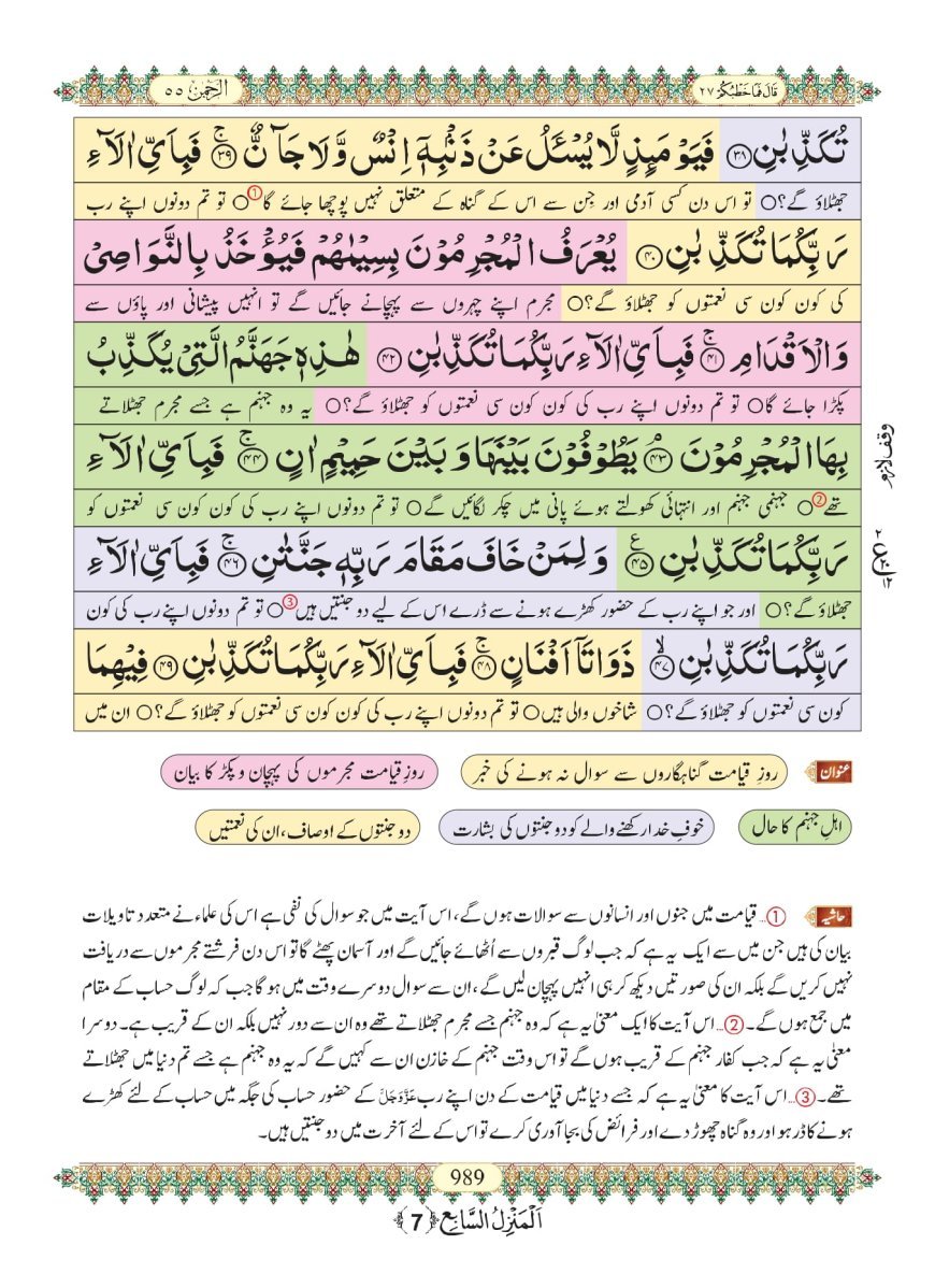surah rehman with urdu translation
