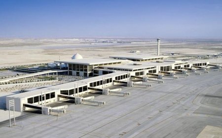 Discover the Vastness of King Fahd International Airport in Dammam, Saudi Arabia